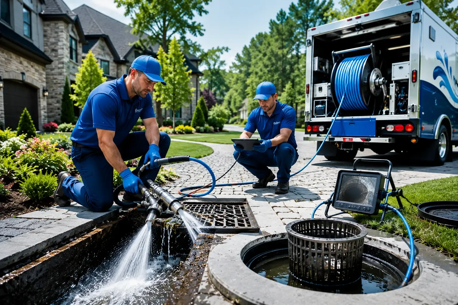 Local outdoor drain cleaning professionals in Manns Choice, PA